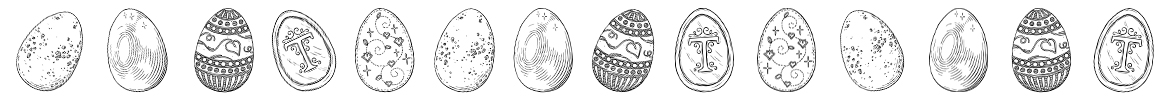 TOFT Easter Eggs